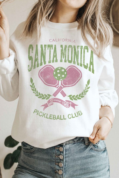 Santa Monica Pickleball Club Graphic Sweatshirt