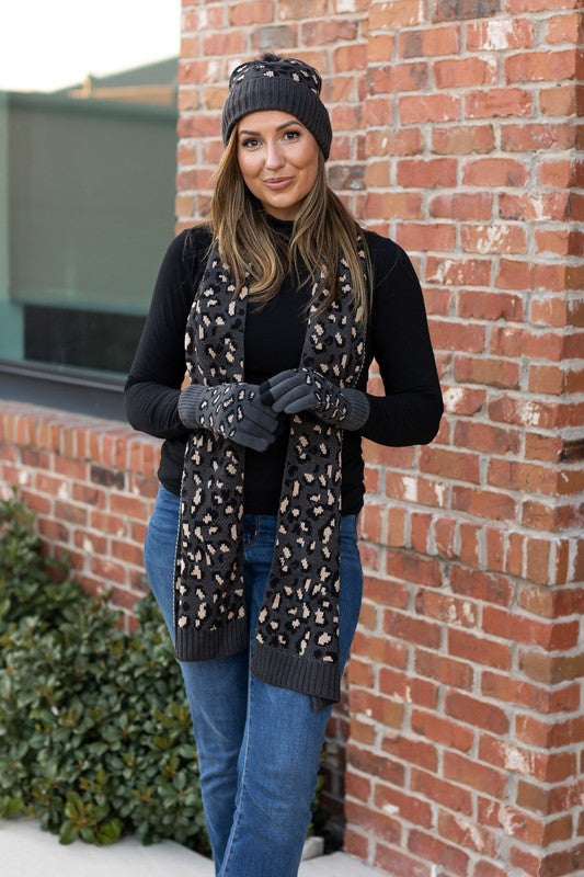 The Gemma Leopard Scarf