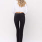 Mid Rise Ankle Slim Straight Jeans