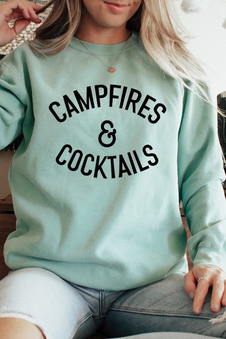 Campfires & Cocktails Sweatshirt