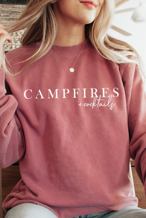 Campfires & Cocktails Sweatshirt