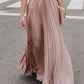 Pleated maxi skirt