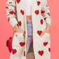 All over heart Cardigan