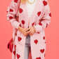 All over heart Cardigan