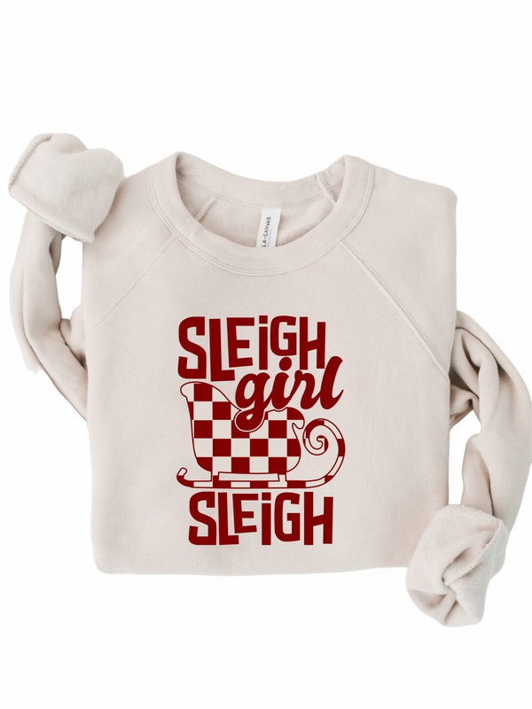 Sleigh Girl Sleigh Graphic Premium Crew