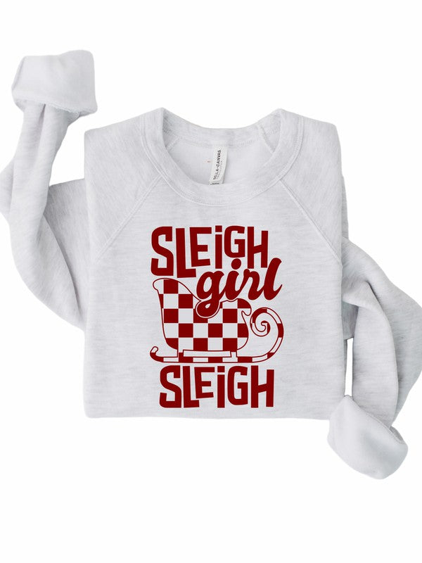 Sleigh Girl Sleigh Graphic Premium Crew