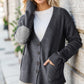 Heimish Full Size Long Sleeve V Neck Button Down Cardigan