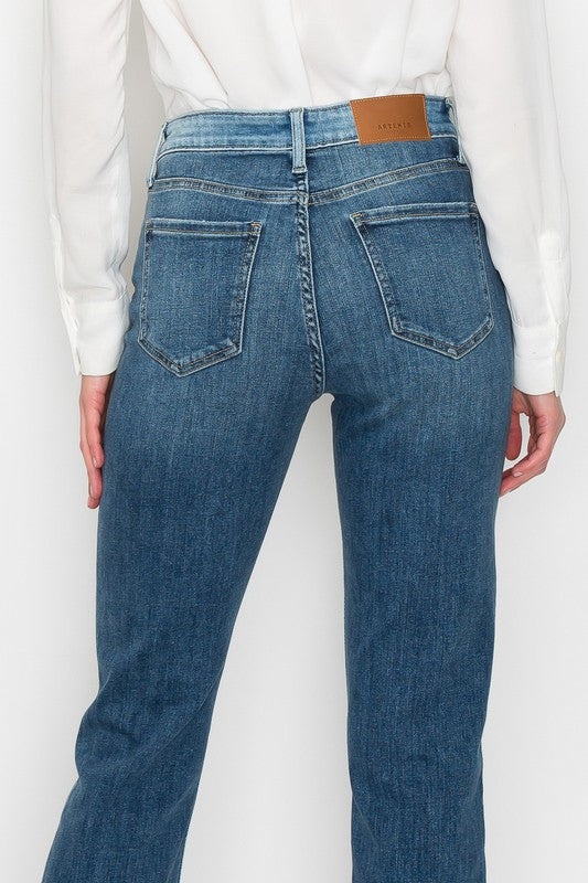 High Rise Straight Jeans