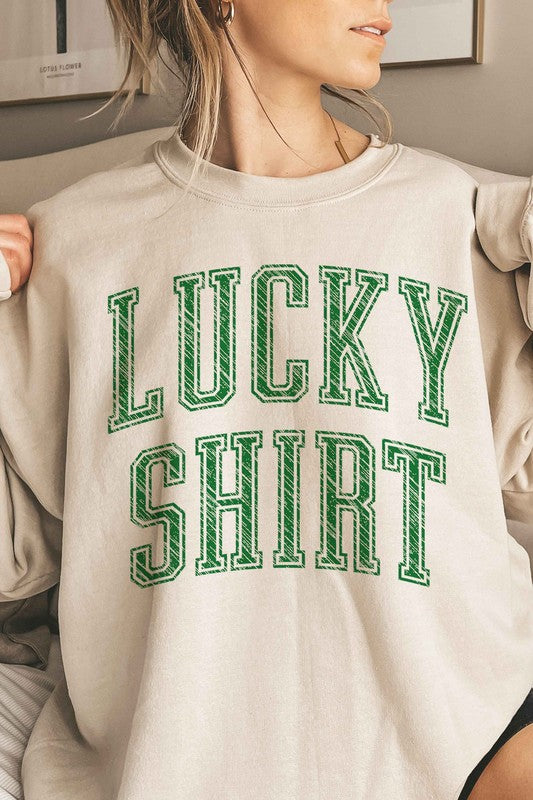 Lucky Shirt St Patricks Oversized Sweatshirt