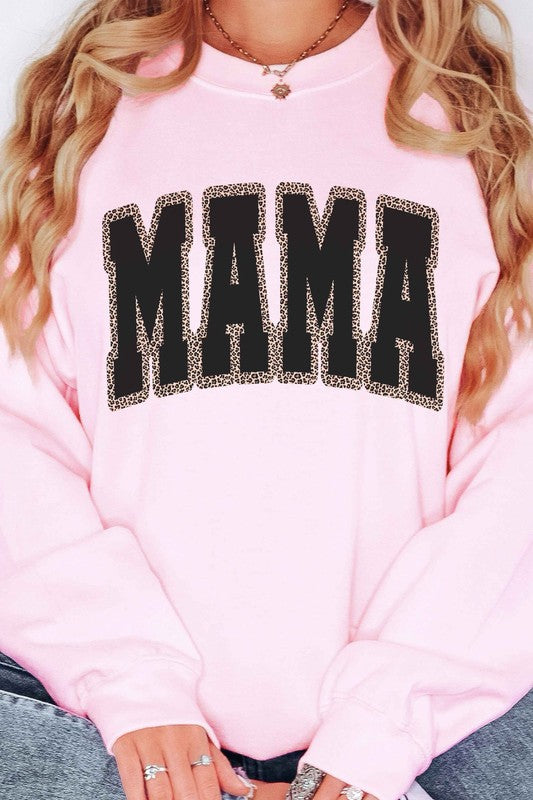 Leopard Mama Oversized Sweatshirt