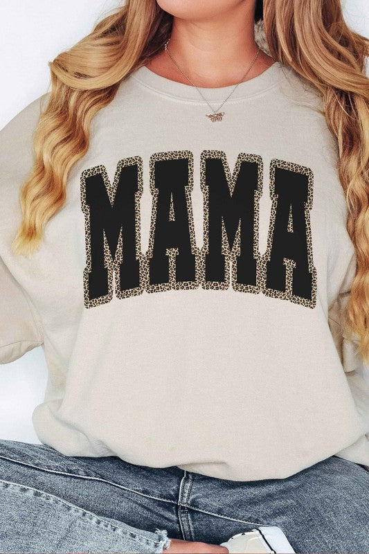 Leopard Mama Oversized Sweatshirt