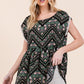 Pom Pom Lace Detailed Textured Woven Tunic