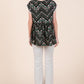 Pom Pom Lace Detailed Textured Woven Tunic