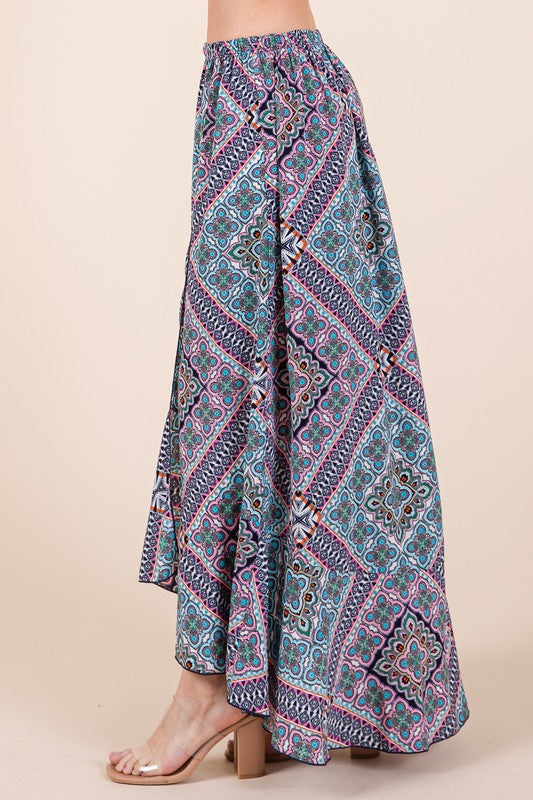 Tribal Print Skirt Set