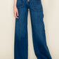 Wide leg, denim pants,  jeans, western