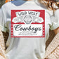 Wild West Cowboys Graphic T Shirts