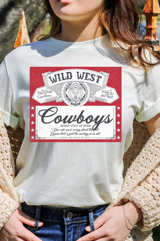 Wild West Cowboys Graphic T Shirts