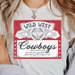 Wild West Cowboys Graphic T Shirts