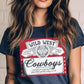 Wild West Cowboys Graphic T Shirts