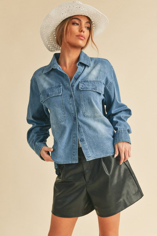 Genny Denim Top