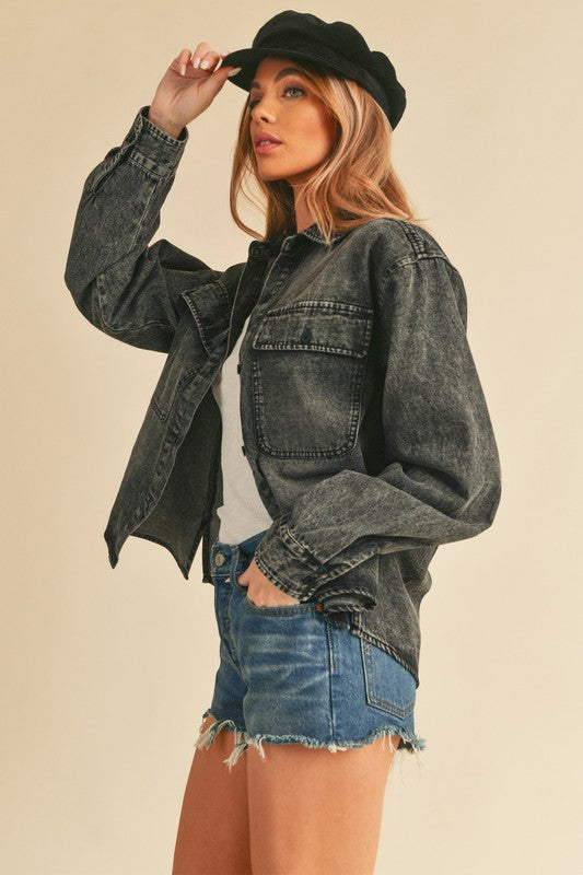 Genny Denim Top