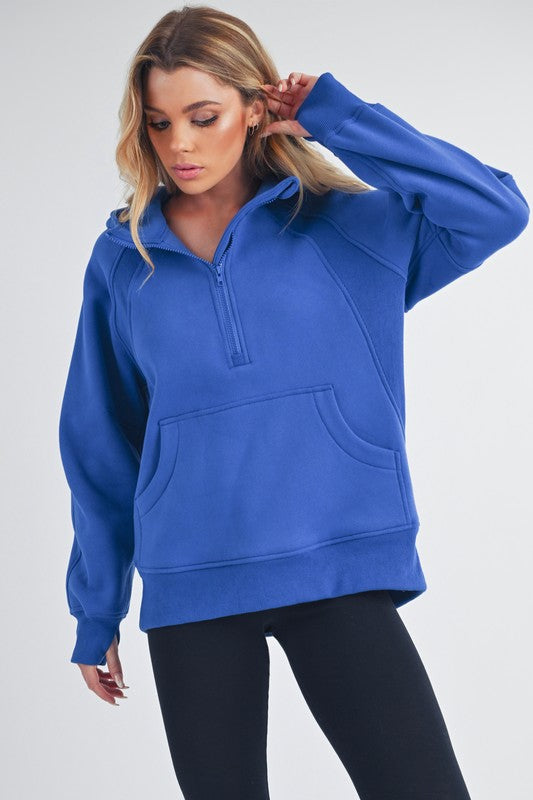 Long Drea Half-Zip Hoodie