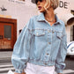 Oversized denim jacket