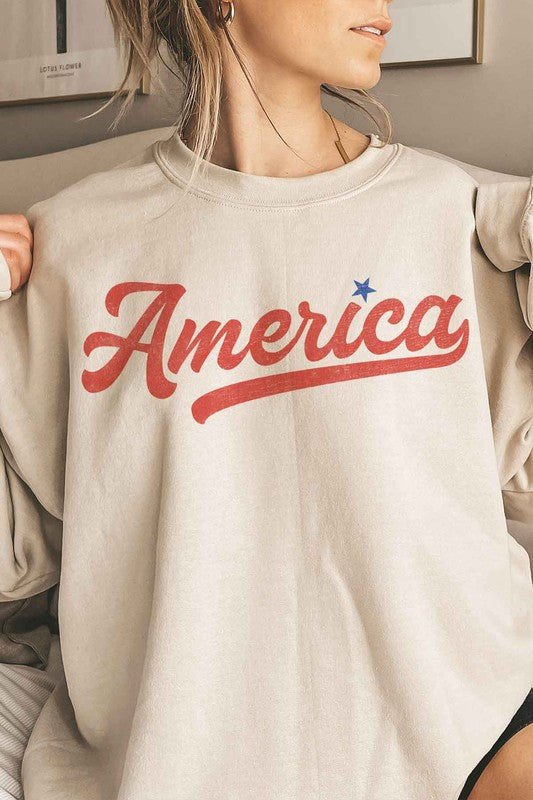 America Oversized Sweatshirt