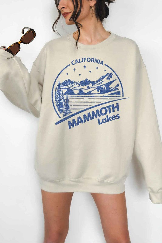 Mammoth Lakes California Oversized Sweatshirt