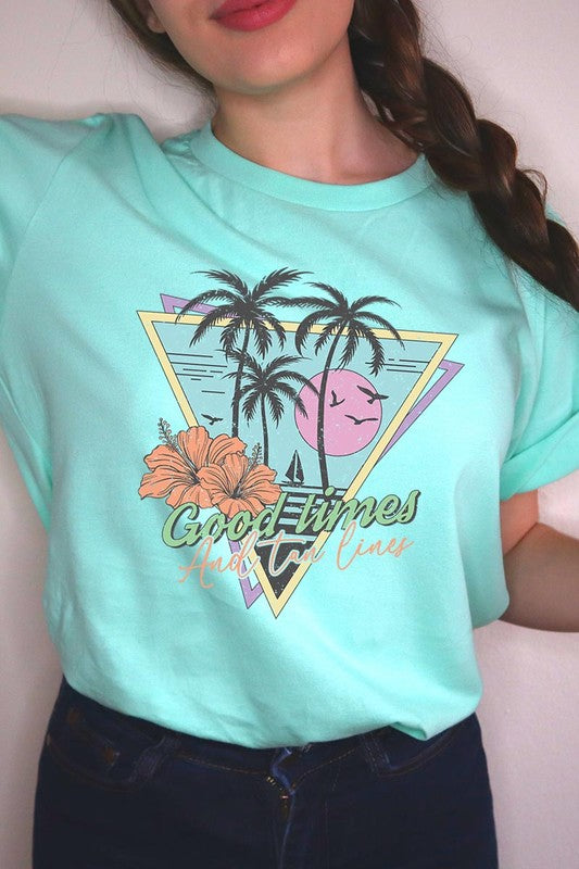 Good Times and Tan Lines Graphic T Shirts