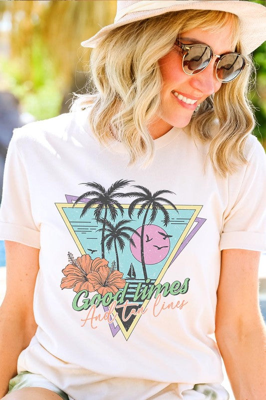 Good Times and Tan Lines Graphic T Shirts