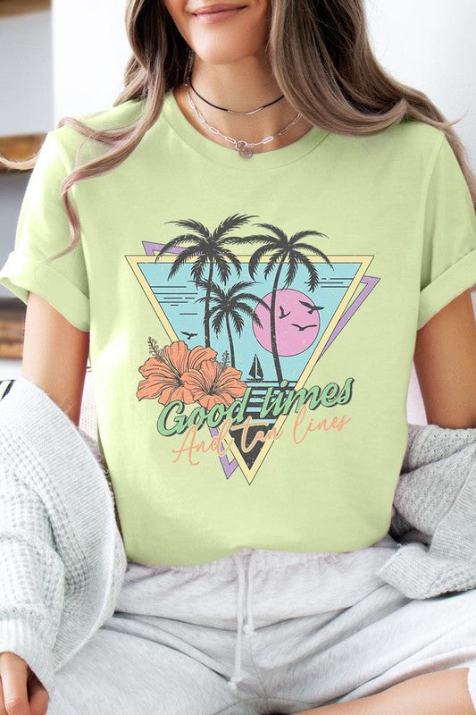 Good Times and Tan Lines Graphic T Shirts