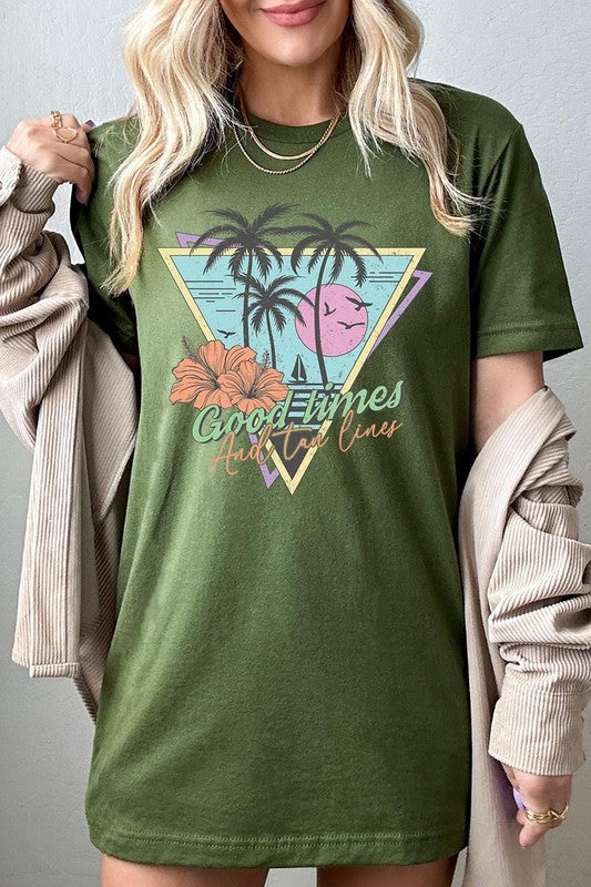 Good Times and Tan Lines Graphic T Shirts