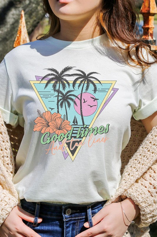 Good Times and Tan Lines Graphic T Shirts