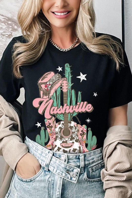 Nashville Music City Graphic Tee