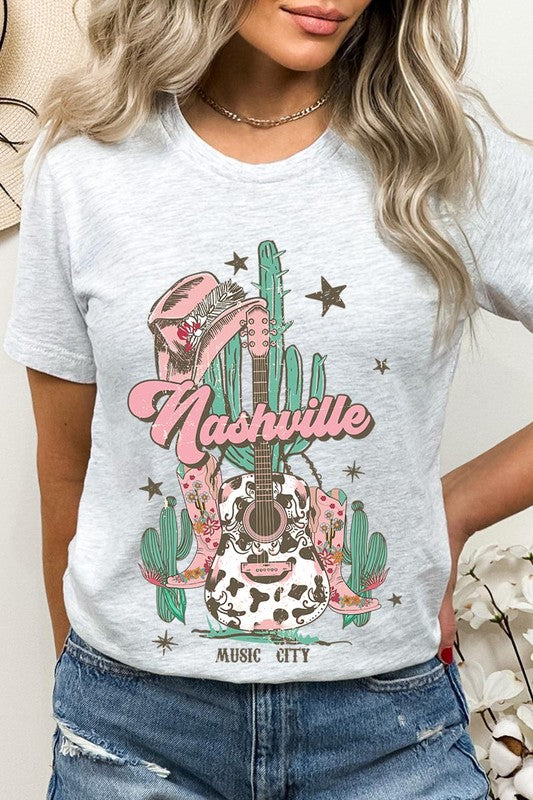 Nashville Music City Graphic Tee