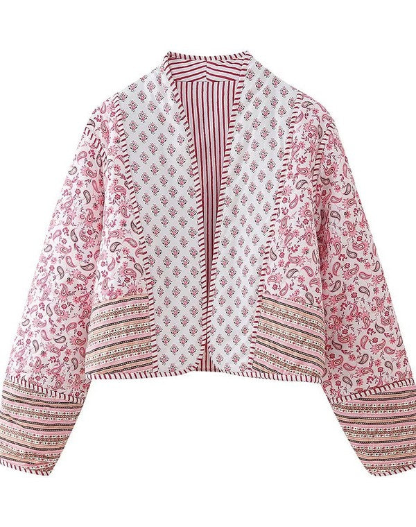 Reversible printed jacket