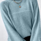 Knit turtleneck sweater