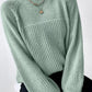 Knit turtleneck sweater