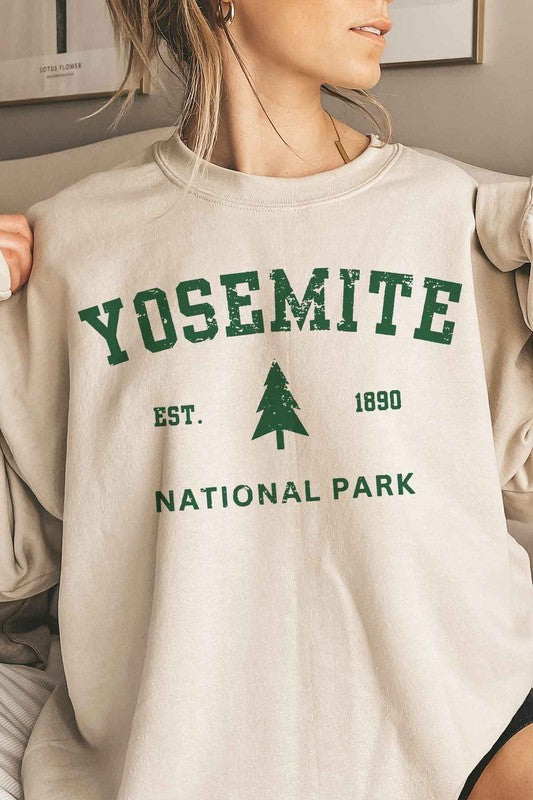 Yosemite National Park Oversized Sweatshirt