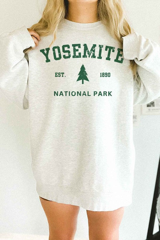 Yosemite National Park Oversized Sweatshirt