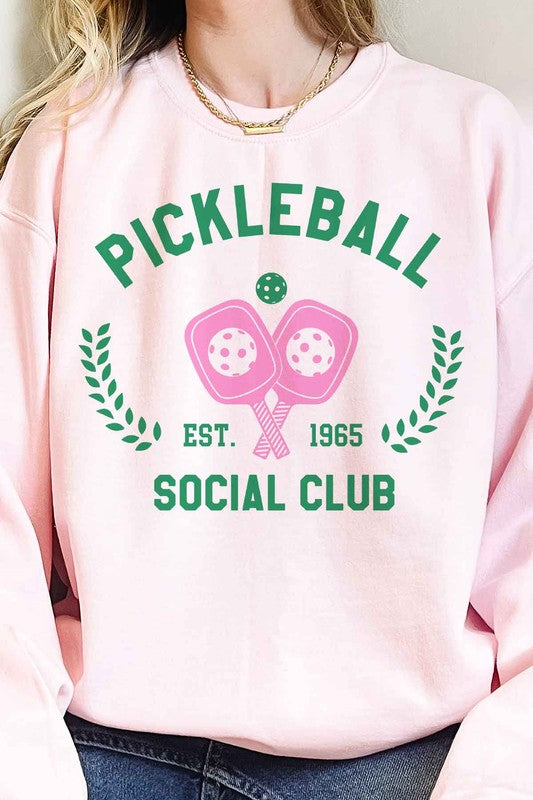 Pickleball Social Club Oversized Sweatshirt