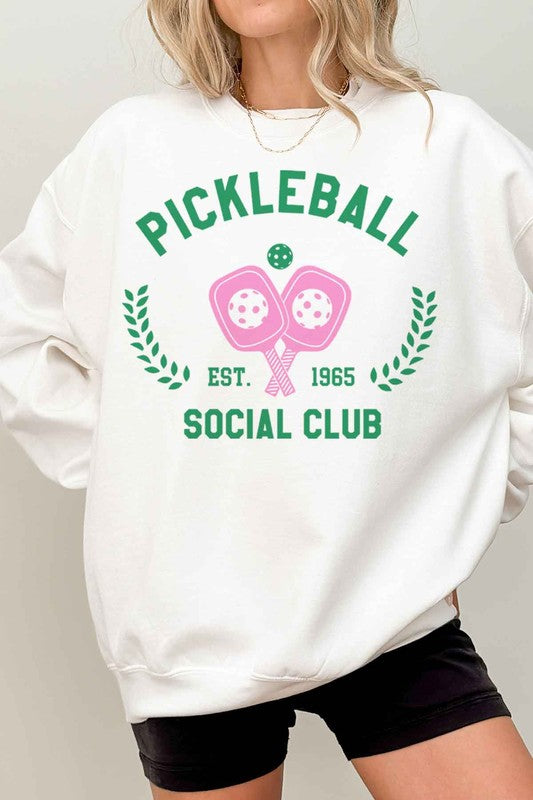 Pickleball Social Club Oversized Sweatshirt