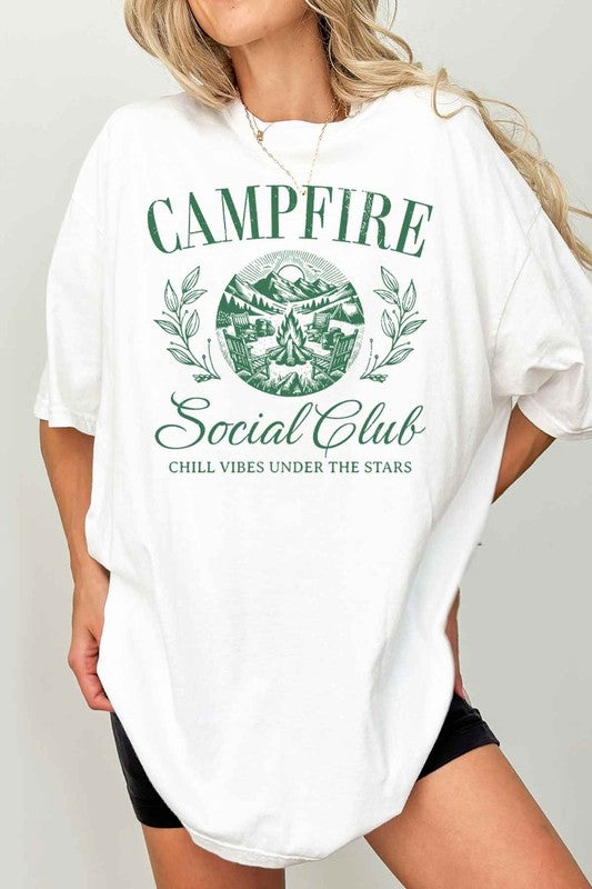 Campfire Social Club Oversized Graphic Tee