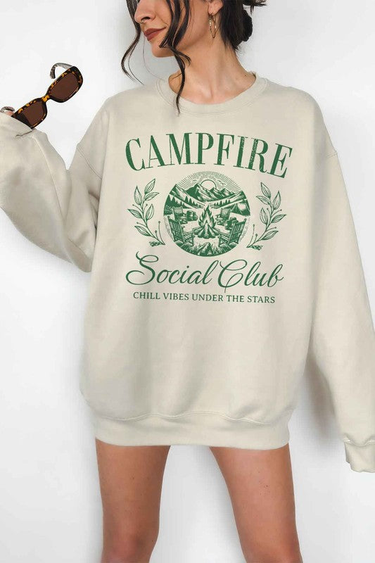 Campfire Social Club Oversized Sweatshirt