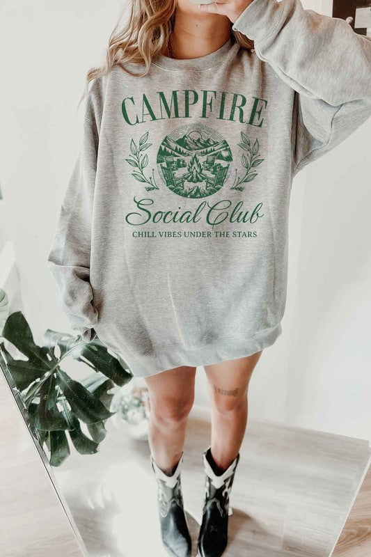 Campfire Social Club Oversized Sweatshirt