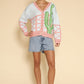 Cactus resort knit cardigan