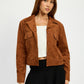 Suede Jacket with Pockets