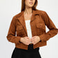 Suede Jacket with Pockets