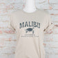 Malibu California Beach and Surf Bella Graphic Tee